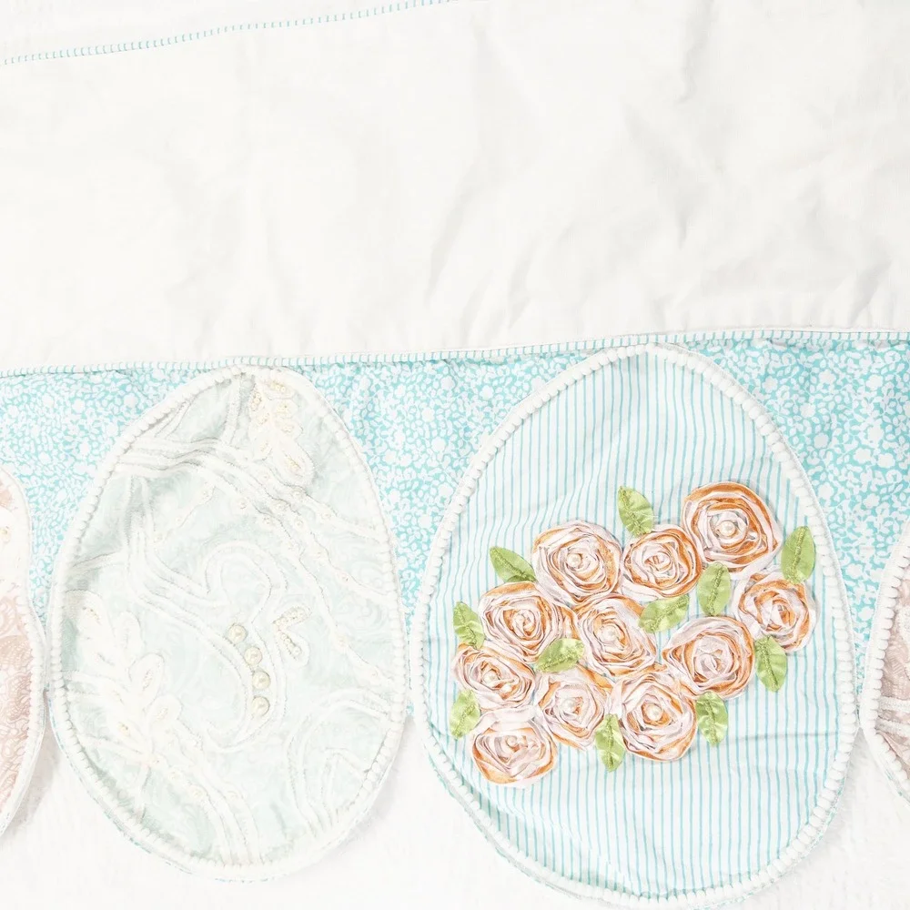 Pier 1 Imports Easter Eggs Hanging Table Runner Buffet Console Topper Farmhouse